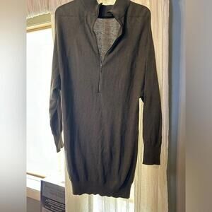 Between you and me half zip sweater dress